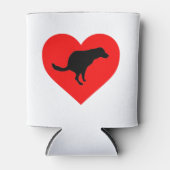 犬のウンチハート 缶クーラー (正面)