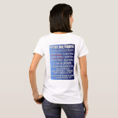 犬のエチケット-基本原則--を整備して下さい Tシャツ (裏面フル)