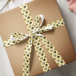 犬のエレガントペットのクリーム サテンリボン