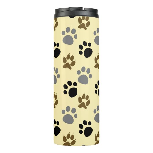 犬のエレガントペットのクリーム タンブラー (裏面)