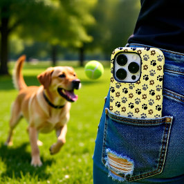 犬のエレガントペットのクリーム Case-Mate iPhone 14 PROケース