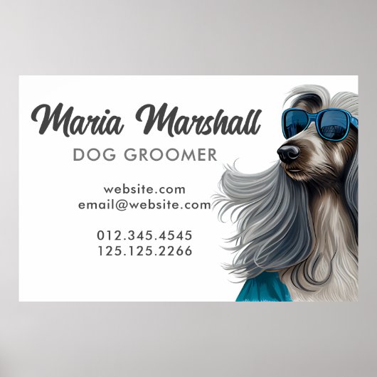 犬のオートクチュールダウンロード可能ポスター ポスター (正面)