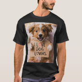 犬のオートクチュール:愛犬家のグラフィックデザイン Tシャツ (正面)
