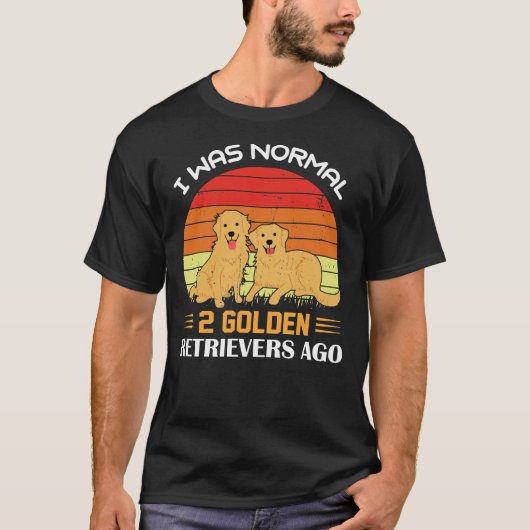 犬のオーナーゴールデンレトリバー Tシャツ (正面)