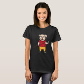 犬のオーナービリヤード・ボール・スヌーカー・プール選手ポーロ Tシャツ (正面フル)