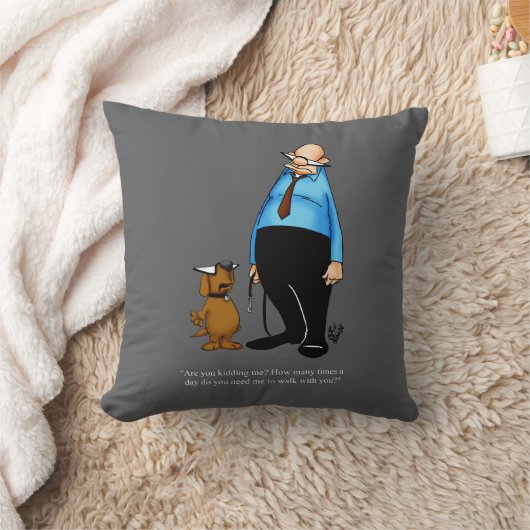 犬のオーナーユーモアのあるの贈り物 クッション (ブランケット)