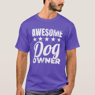犬のオーナー少年 Tシャツ