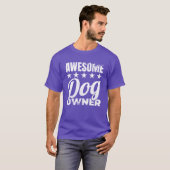 犬のオーナー少年 Tシャツ (正面フル)