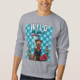 犬のカウボフランスのイ スウェットシャツ