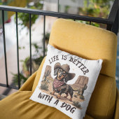 犬のカウボーイ・ウェスタンの方が生活が良い クッション