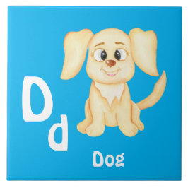 犬のカスタマイズABC: 文字D - 名前を入力 タイル