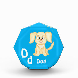 犬のカスタマイズABC: 文字D - 名前を入力 フォトブロック