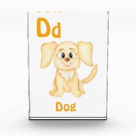 犬のカスタマイズABC: 文字D - 名前を追加 フォトブロック