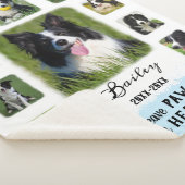 犬のカスタム写真縁どの色あせ シェルパブランケット (3/4)