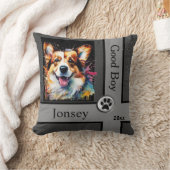 犬のカスタム写真 クッション (ブランケット)