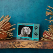 犬のカスタム写真 フォトプラーク (側面)