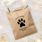 犬のカスタム肉印刷ペットの誕生日パーティー好意バッグ フェイバーバッグ (クリップ留めされた状態)