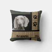 犬のカスタム クッション (正面)