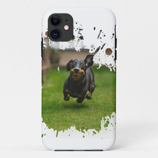 犬のカッコいいアートワーク Case-Mate iPhoneケース (裏面)
