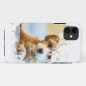 犬のカッコいいアートワーク Case-Mate iPhoneケース (裏面(横))