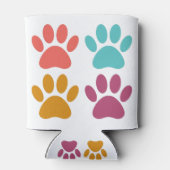 犬のカッコいい前足のプリント 缶クーラー (裏面)