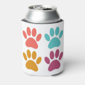 犬のカッコいい前足のプリント 缶クーラー (缶裏面)