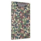 犬のカムフラージュパターン クリップボード (右)
