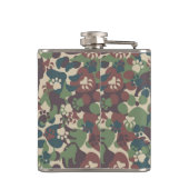 犬のカムフラージュパターン フラスク (裏面)