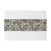 犬のカムフラージュパターン 招待状ベリーバンド (裏面例)