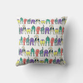 犬のカラフルお尻パターン クッション (裏面)