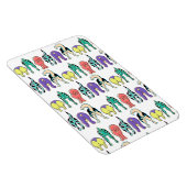 犬のカラフルお尻パターン マグネット (右側)