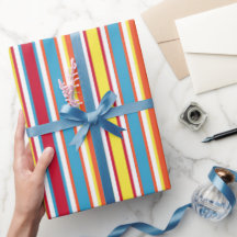 犬のカラフルパーティーストライプパーソナライズされた