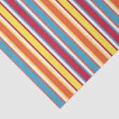 犬のカラフルパーティーストライプパーソナライズされた 薄葉紙 (詳細)