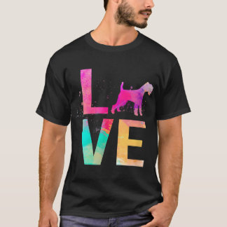 犬のカラフル母ギフトソフトコートウィートテリア Tシャツ