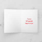 犬のカードをカスタマイズしていただきありがとうございます サンキューカード (内部)