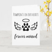 犬のカードを失ったペット悔やみや弔慰 カード (黄色い花)