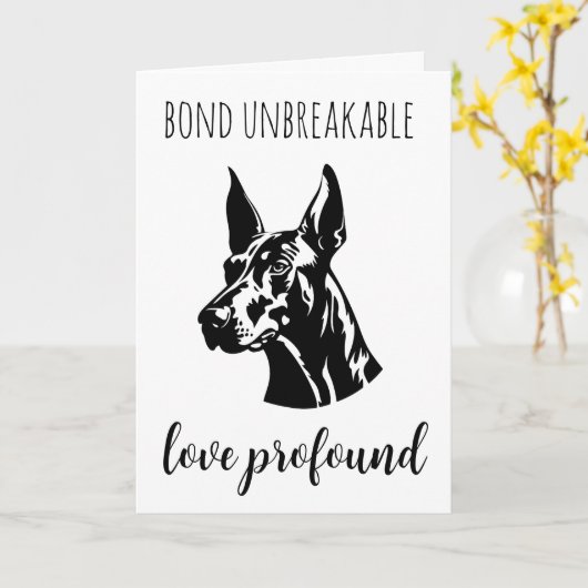 犬のカードを失ったペット悔やみや弔慰 カード (黄色い花)