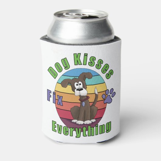 犬のキスが全てを修正 缶クーラー (缶裏面)