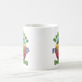 犬のキスで全てが解決する マグカップ (中央)