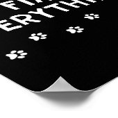 犬のキスはすべてを解決する ポスター (角)