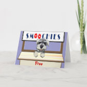 犬のキス カード (正面)