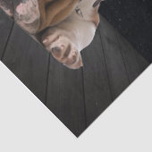 犬のキパーソナライズされたルト毛布、ブルドッググッドナイト 薄葉紙 (詳細)