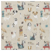 犬のキャッパー:ウィムジー犬 ファブリック (クローズアップ)