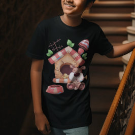 犬のキャラクター Tシャツ