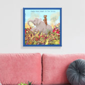 犬のキャンバスプリントとしてのハンニバルおもしろいザ征服者 キャンバスプリント (インサイチュ (リビング))