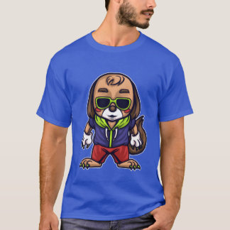 犬のギフト犬の犬の犬の犬の犬のムットボーイレトロ Tシャツ