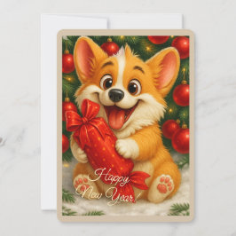 犬のクリスマスカード シーズンカード