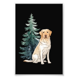 犬のクリスマスツリーパーティー 愛犬家 クリスマス フォトプリント