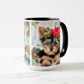 犬のクリスマスデザイン マグカップ (正面右)