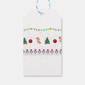 犬のクリスマスプレゼントラベル ギフトタグ (裏面)